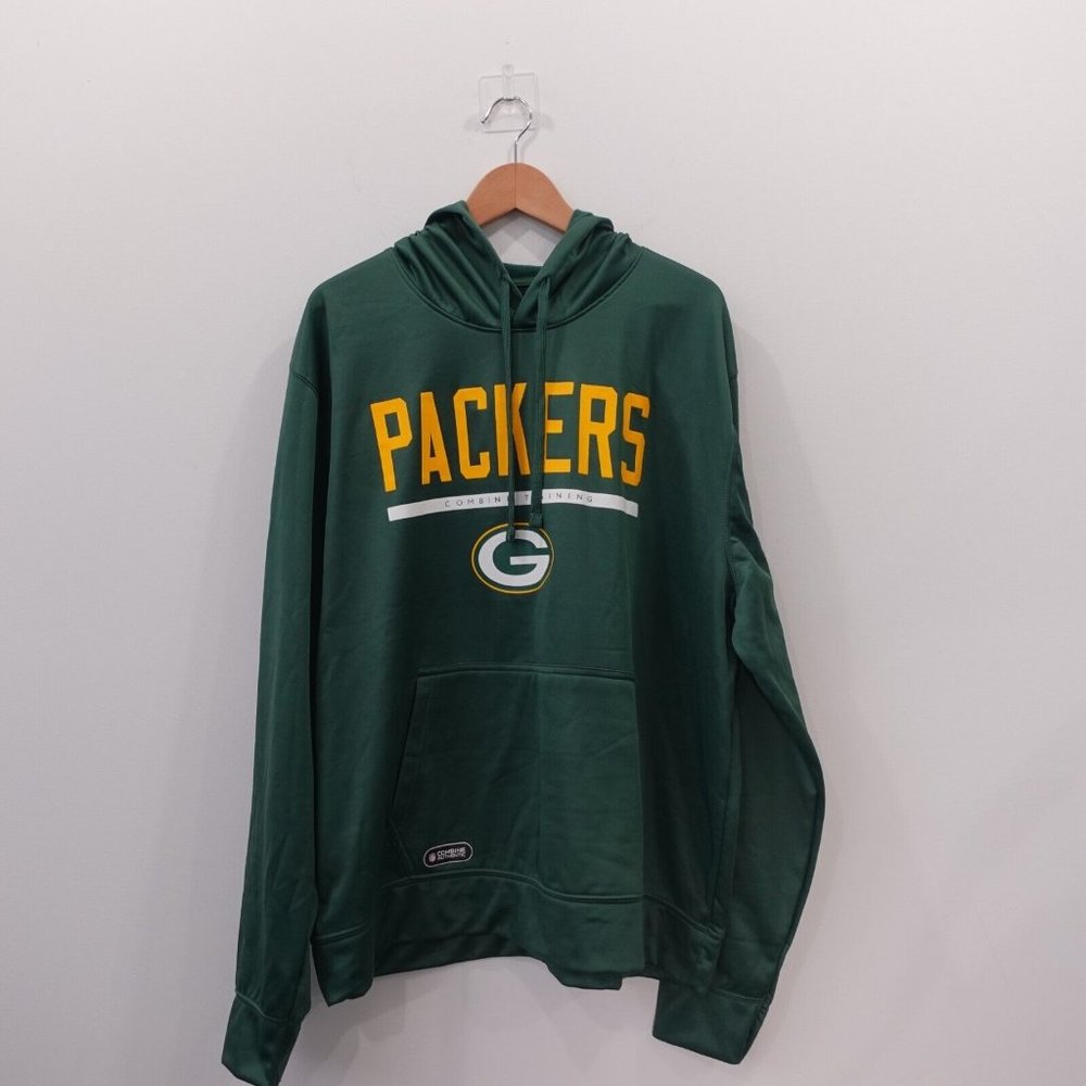 PACKERS Sweatshirt XXL Football‎ Sports Hoodie Green NFL Sweater NWT Adult